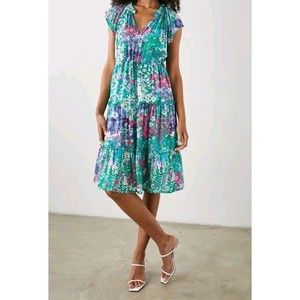 RAILS JUNI Gardenia Floral Midi Dress WOMEN'S SIZE SMALL NEW WITH TAGS